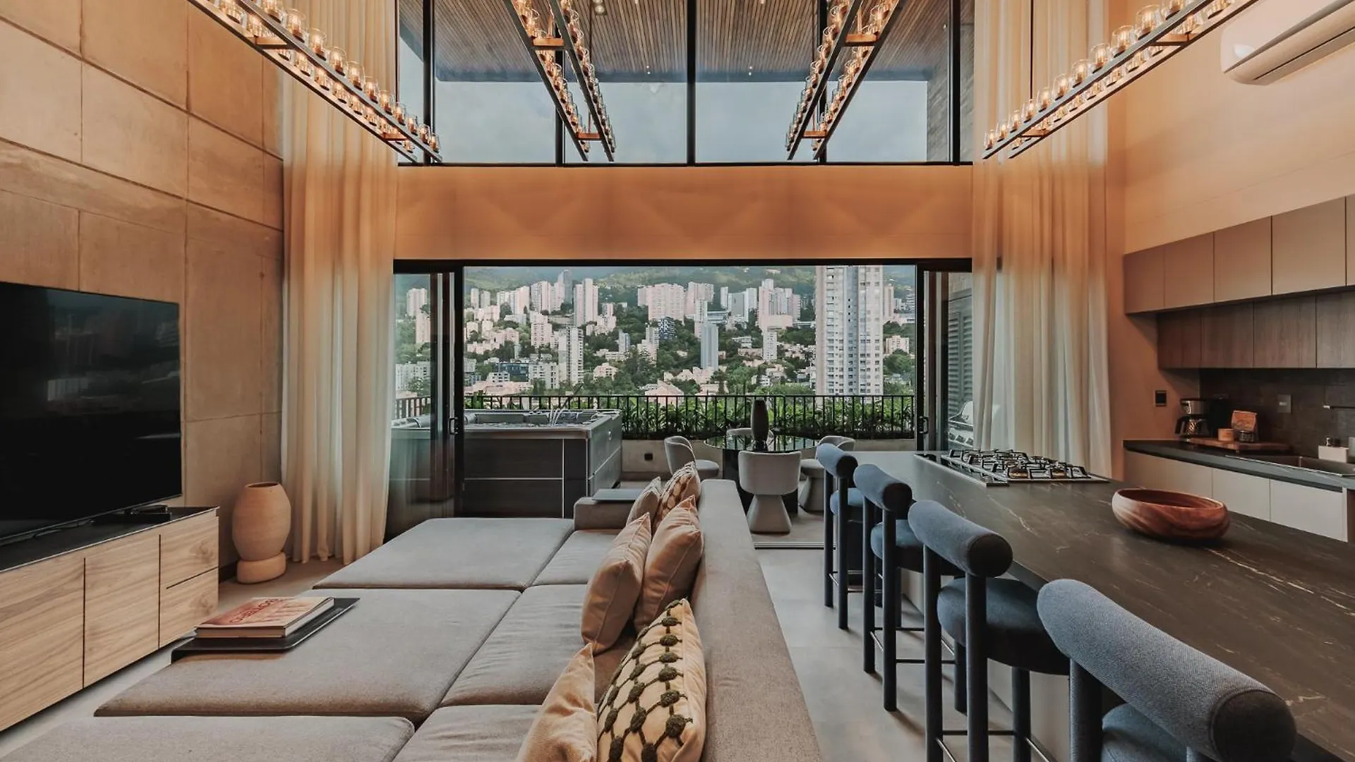 아파트 Apartamentos Lujosos En Edificio Morph En El Poblado 메딜린 콜롬비아